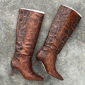 Sam Edelman Lilia Snakeprint Boots